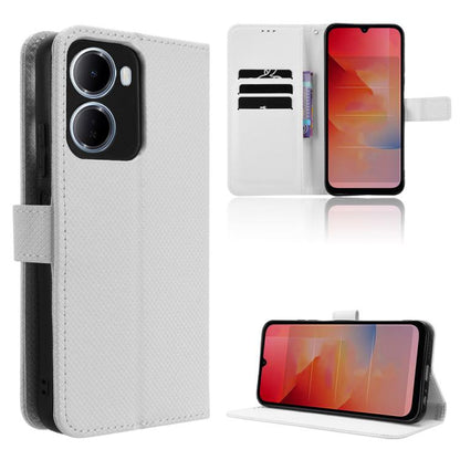 Diamond Texture Leather Phone Case, For Redmi 15a 5G / R70 5G / R70m 5G, For Xiaomi 17T 5G, For Redmi Turbo 5 Max 5G / Poco X8 Pro Max, For Redmi Turbo 5 5G / Poco X8 Pro