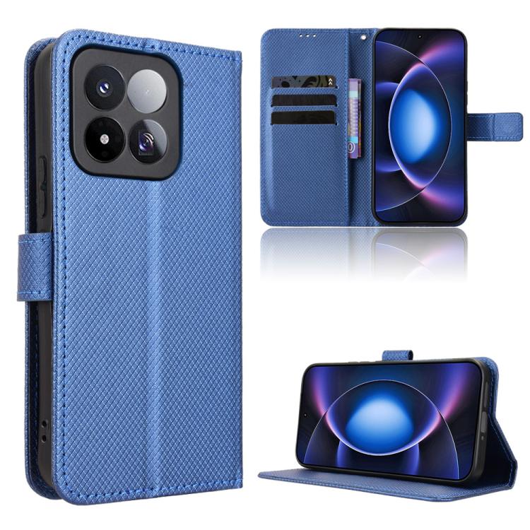 Diamond Texture Leather Phone Case, For Redmi 17C 4G / 14C 4G / 14R / A4, For Xiaomi 17 Max 5G, For Xiaomi 17T Pro 5G, For Redmi A7 Pro 171mm / Poco C85x 5G