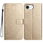 Flower Embossed Leather Phone Case, For iPhone 17e / 16e, For iPhone 17 Pro Max, For iPhone 17 Pro, For iPhone 17