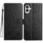 Flower Embossed Leather Phone Case, For iPhone 17 Pro, For iPhone 17, For iPhone Air, For iPhone 16 Pro Max