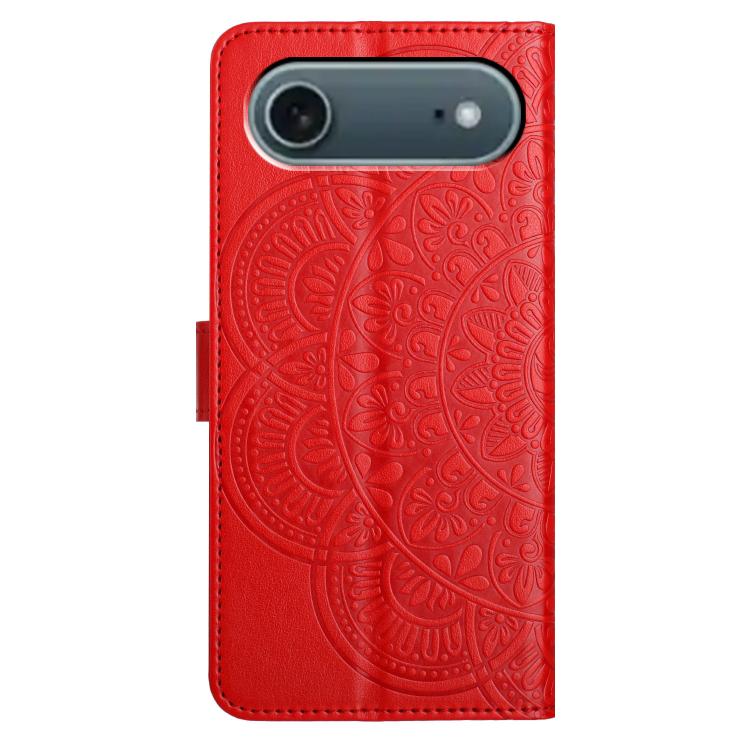 Flower Embossed Leather Phone Case, For iPhone Air, For iPhone 16 Pro Max, For iPhone 16 Pro, For iPhone 16 Plus
