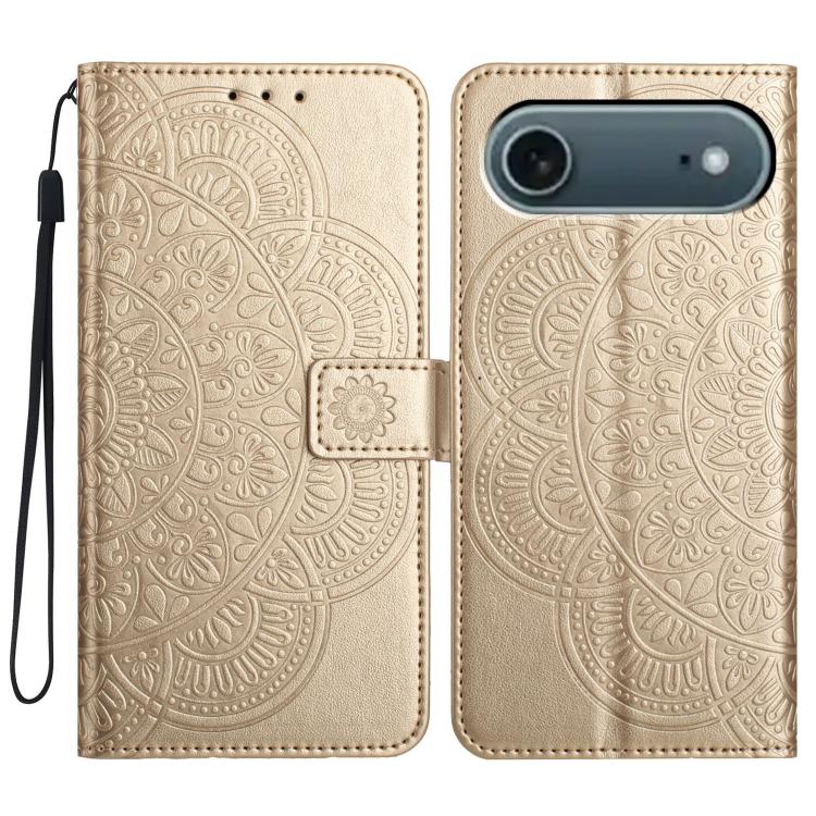 Flower Embossed Leather Phone Case, For iPhone 17 Pro, For iPhone 17, For iPhone Air, For iPhone 16 Pro Max