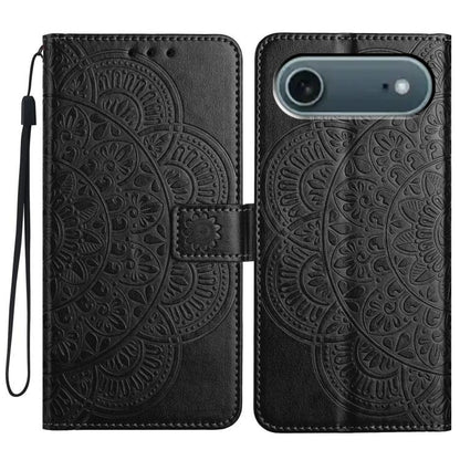 Flower Embossed Leather Phone Case, For iPhone 17 Pro, For iPhone 17, For iPhone Air, For iPhone 16 Pro Max