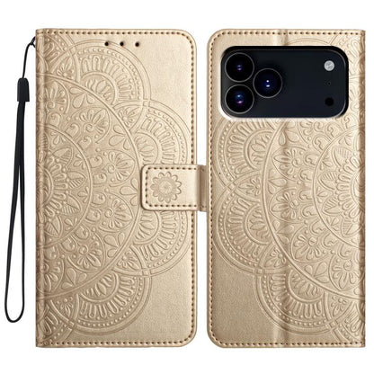 Flower Embossed Leather Phone Case, For iPhone 17 Pro, For iPhone 17, For iPhone Air, For iPhone 16 Pro Max