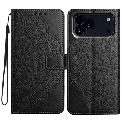 Flower Embossed Leather Phone Case, For iPhone 17 Pro, For iPhone 17, For iPhone Air, For iPhone 16 Pro Max