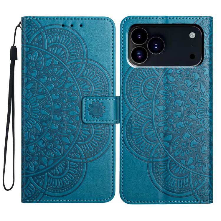 Flower Embossed Leather Phone Case, For iPhone 18 Pro, For iPhone 18 Pro Max, For iPhone 17e / 16e, For iPhone 17 Pro Max
