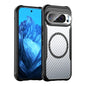 Carbon Fiber Texture MagSafe Translucent Phone Case