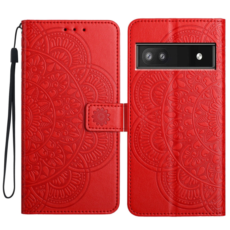 Flower Embossed Leather Phone Case