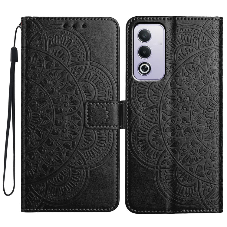 Flower Embossed Leather Phone Case