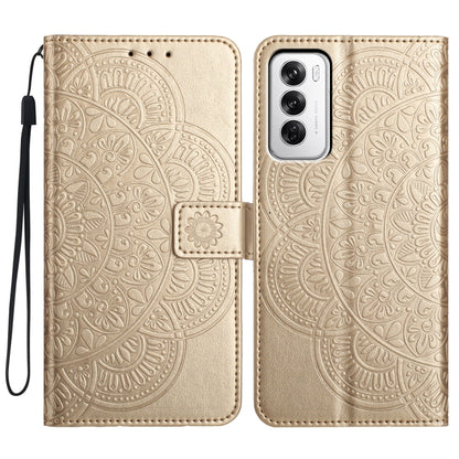 Flower Embossed Leather Phone Case