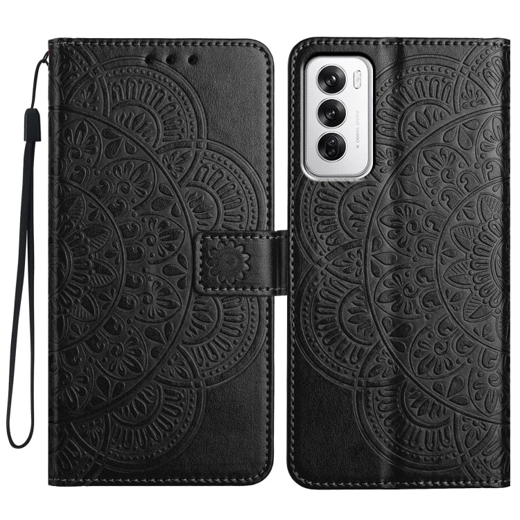 Flower Embossed Leather Phone Case