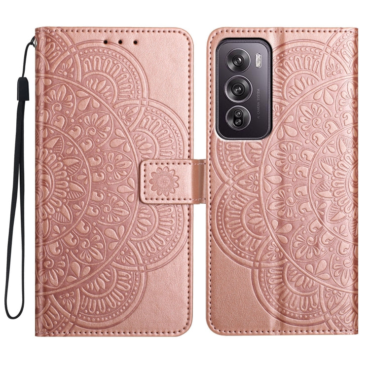 Flower Embossed Leather Phone Case