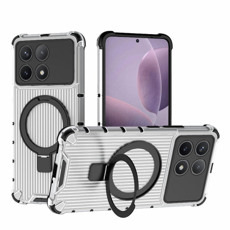 Grating Holder Shockproof Phone Case, For Redmi K70e 5G, For Redmi Note 13 5G, For Redmi K70 5G, For Redmi K60E 5G