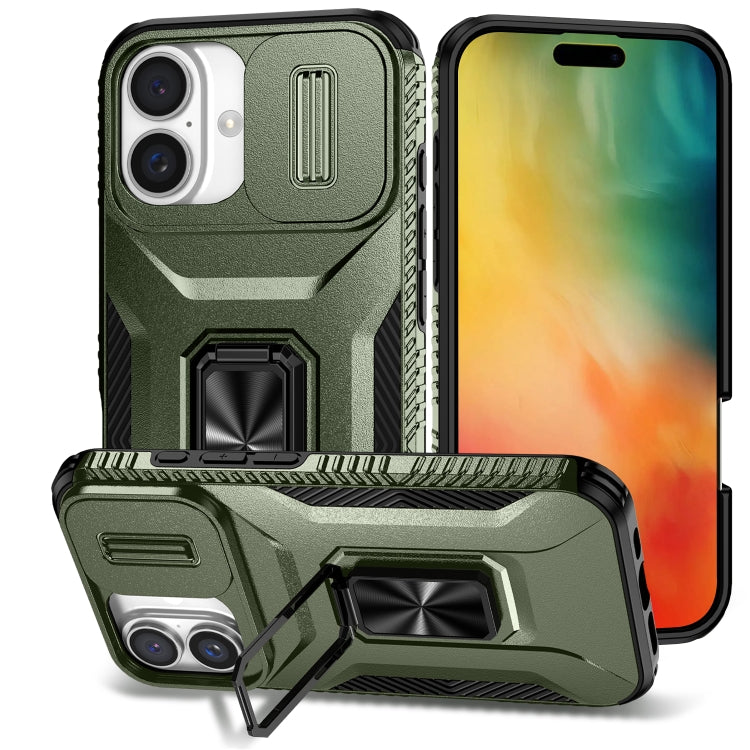 Sliding Camshield Holder Phone Case, For iPhone 16 Pro, For iPhone 16 Plus, For iPhone 16