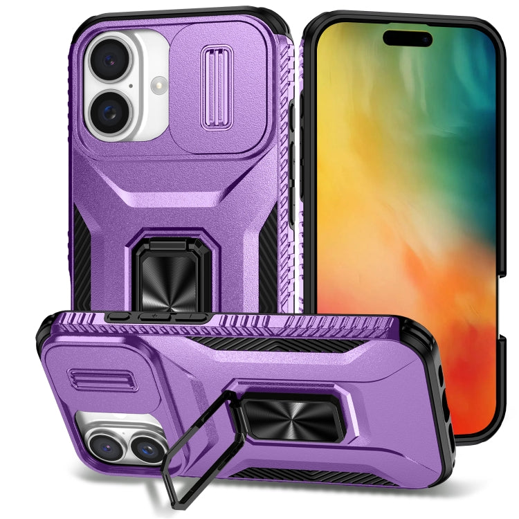 Sliding Camshield Holder Phone Case, For iPhone 16 Plus, For iPhone 16, For iPhone 11 Pro Max