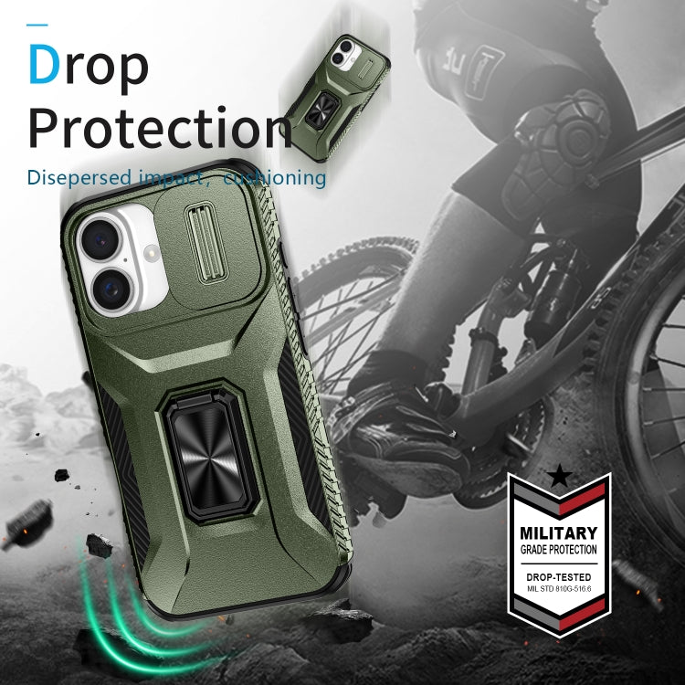 Sliding Camshield Holder Phone Case, For iPhone 16 Plus, For iPhone 16, For iPhone 11 Pro Max
