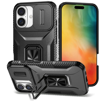 Sliding Camshield Holder Phone Case, For iPhone 16 Plus, For iPhone 16, For iPhone 11 Pro Max
