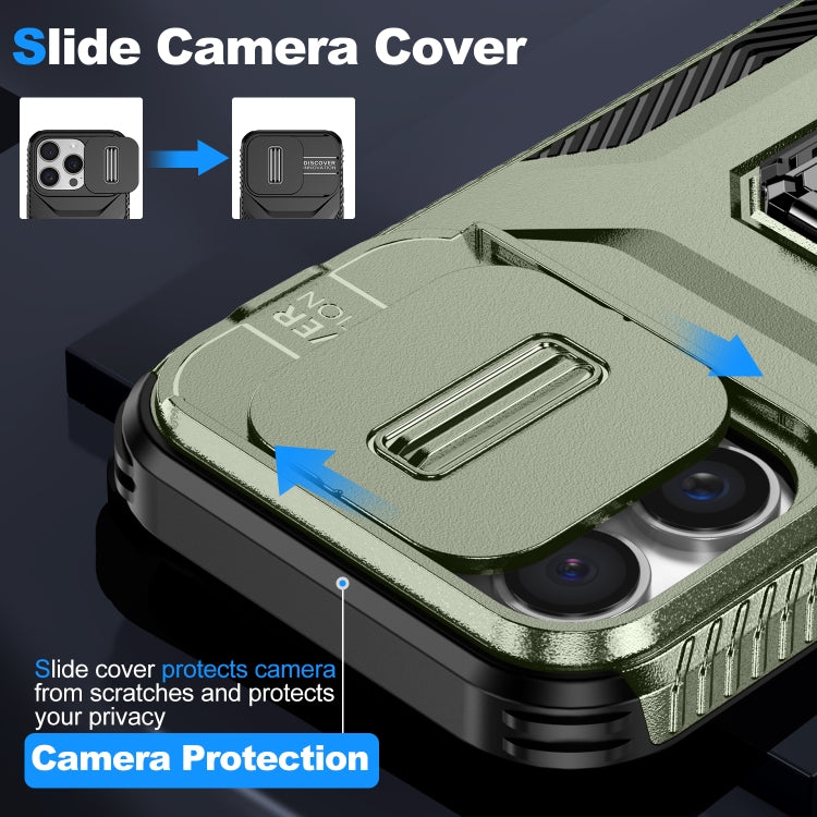 Sliding Camshield Holder Phone Case, For iPhone 16 Pro, For iPhone 16 Plus, For iPhone 16