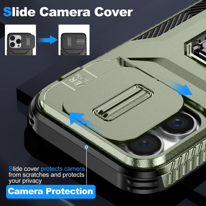 Sliding Camshield Holder Phone Case, For iPhone 16 Pro, For iPhone 16 Plus, For iPhone 16