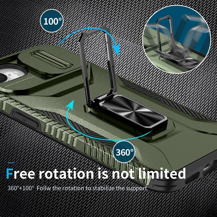 Sliding Camshield Holder Phone Case, For iPhone 17e / 16e, For iPhone 17 Pro Max, For iPhone 17 Pro