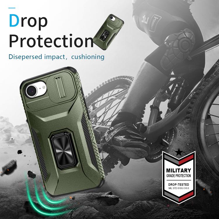 Sliding Camshield Holder Phone Case, For iPhone 17e / 16e, For iPhone 17 Pro Max, For iPhone 17 Pro