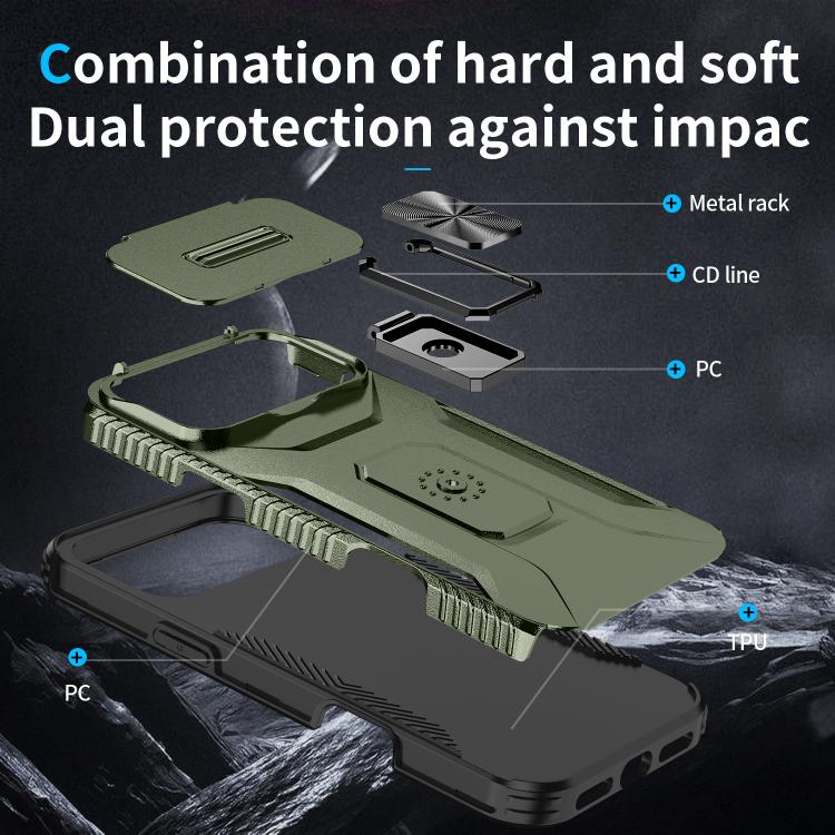 Sliding Camshield Holder Phone Case, For iPhone 17 Pro Max, For iPhone 17 Pro, For iPhone 17