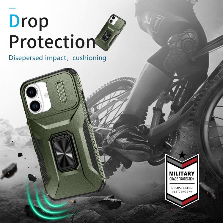 Sliding Camshield Holder Phone Case, For iPhone 17, For iPhone Air, For iPhone 16 Pro Max