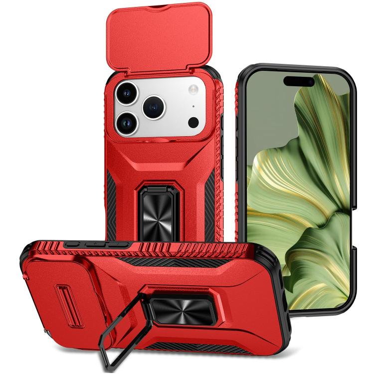 Sliding Camshield Holder Phone Case, For iPhone 18 Pro, For iPhone 18 Pro Max, For iPhone 17e / 16e