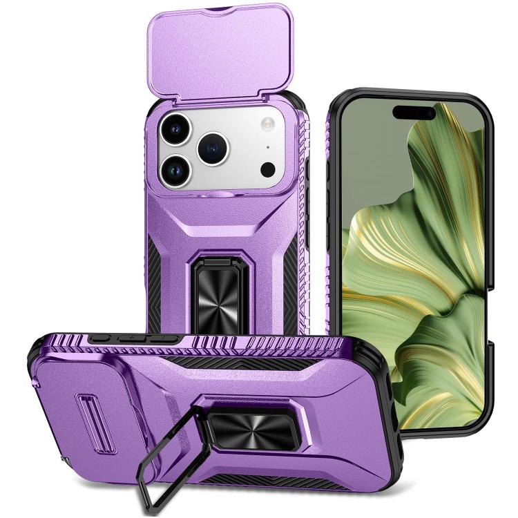 Sliding Camshield Holder Phone Case, For iPhone 18 Pro, For iPhone 18 Pro Max, For iPhone 17e / 16e