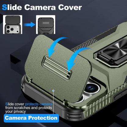Sliding Camshield Holder Phone Case, For iPhone 18 Pro, For iPhone 18 Pro Max, For iPhone 17e / 16e