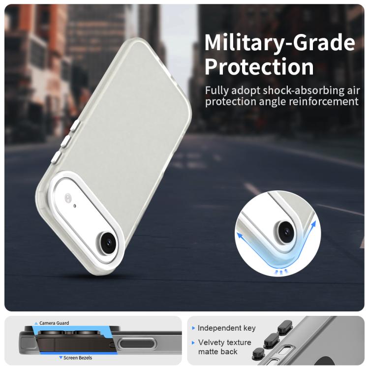 Candy PC Hybrid TPU Shockproof Phone Case, For iPhone Air, For iPhone 16 Pro Max, For iPhone 16 Pro
