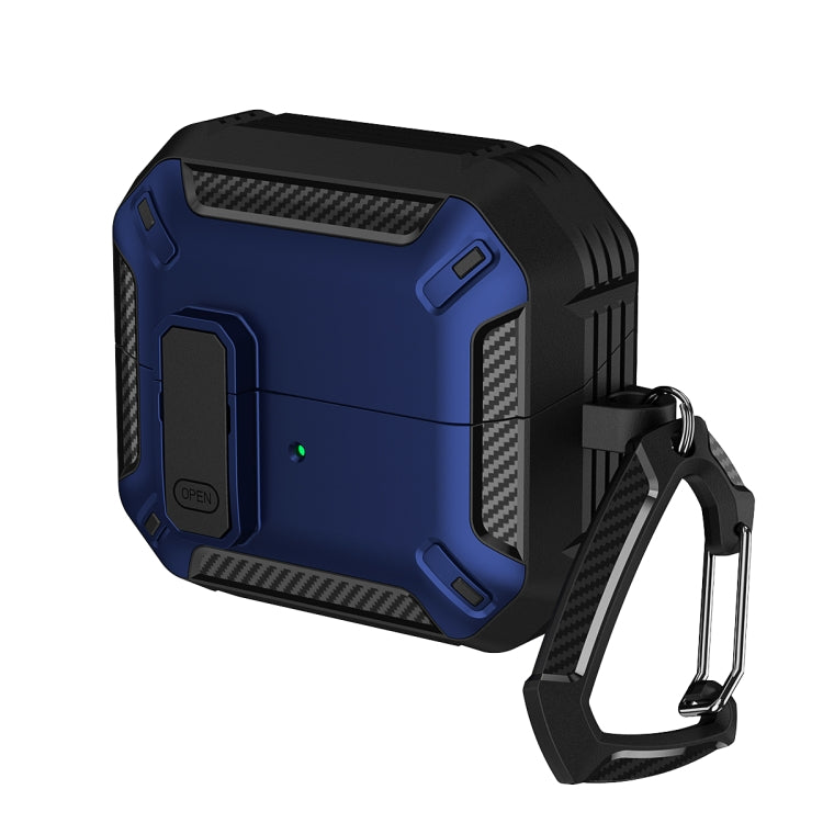 Dual-color Earphone Protective Case with Switch & Hook, For Samsung Galaxy Buds 3 / 3 Pro