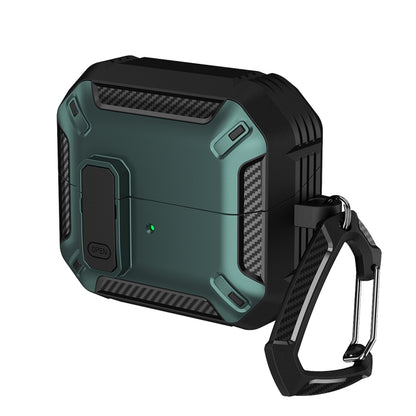 Dual-color Earphone Protective Case with Switch & Hook, For Samsung Galaxy Buds 3 / 3 Pro