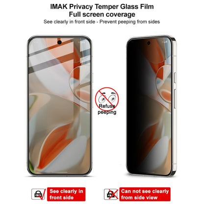 imak HD Full Screen Anti-spy Tempered Glass Protective Film, For Google Pixel 9 Pro XL, For Google Pixel 9 / 9 Pro