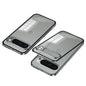 Snap Buckle Metal Frame Frosted Phone Case, For Google Pixel 9 Pro XL, For Google Pixel 9 / 9 Pro