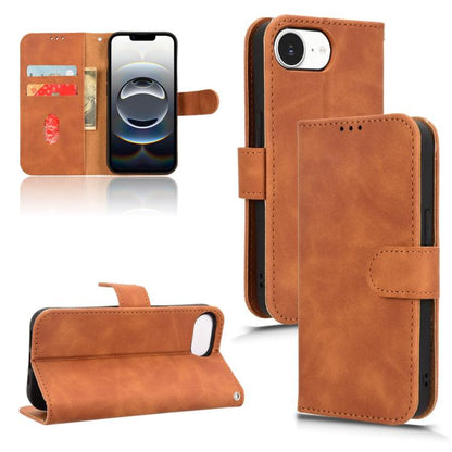Skin Feel Magnetic Flip Leather Phone Case, For iPhone 16e, For iPhone 16 Pro Max, For iPhone 16 Pro
