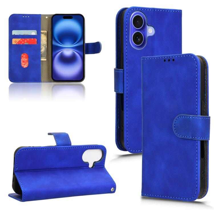 Skin Feel Magnetic Flip Leather Phone Case, For iPhone 18 Pro / 17 Pro, For iPhone 18 Pro Max / 17 Pro Max, For iPhone 17e / 16e, For iPhone 17