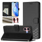 Honeycomb Embossing RFID Leather Phone Case, For iPhone Air, For iPhone 16 Pro Max, For iPhone 16 Pro, For iPhone 16 Plus