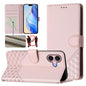 Honeycomb Embossing RFID Leather Phone Case, For iPhone 16, For iPhone 15 Pro Max, For iPhone 15 Pro, For iPhone 15 Plus