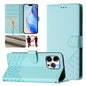 Honeycomb Embossing RFID Leather Phone Case, For iPhone 14 Pro Max, For iPhone SE 2022 / 2020 / 8 / 7, For iPhone 13 Pro Max, For iPhone 13 Pro