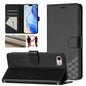 Honeycomb Embossing RFID Leather Phone Case, For iPhone 14 Pro Max, For iPhone SE 2022 / 2020 / 8 / 7, For iPhone 13 Pro Max, For iPhone 13 Pro