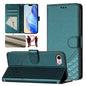 Honeycomb Embossing RFID Leather Phone Case, For iPhone 14 Pro Max, For iPhone SE 2022 / 2020 / 8 / 7, For iPhone 13 Pro Max, For iPhone 13 Pro