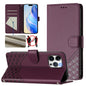 Honeycomb Embossing RFID Leather Phone Case, For iPhone 14 Pro Max, For iPhone SE 2022 / 2020 / 8 / 7, For iPhone 13 Pro Max, For iPhone 13 Pro