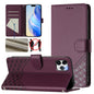 Honeycomb Embossing RFID Leather Phone Case, For iPhone 11 Pro Max, For iPhone 11, For iPhone 11 Pro, For iPhone X / XS