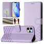 Honeycomb Embossing RFID Leather Phone Case, For iPhone 11 Pro Max, For iPhone 11, For iPhone 11 Pro, For iPhone X / XS