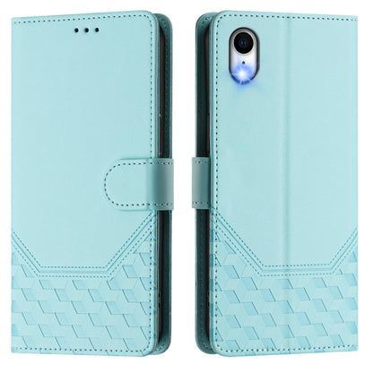 Honeycomb Embossing RFID Leather Phone Case, For iPhone XR, For iPhone XS Max, For iPhone 8 Plus / 7 Plus