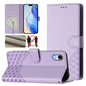 Honeycomb Embossing RFID Leather Phone Case, For iPhone XR, For iPhone XS Max, For iPhone 8 Plus / 7 Plus