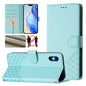 Honeycomb Embossing RFID Leather Phone Case, For iPhone XR, For iPhone XS Max, For iPhone 8 Plus / 7 Plus