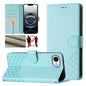 Honeycomb Embossing RFID Leather Phone Case, For iPhone 18 Pro / 17 Pro, For iPhone 18 Pro Max / 17 Pro Max, For iPhone 17e / 16e, For iPhone 17