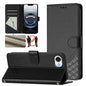 Honeycomb Embossing RFID Leather Phone Case, For iPhone 18 Pro / 17 Pro, For iPhone 18 Pro Max / 17 Pro Max, For iPhone 17e / 16e, For iPhone 17